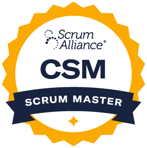 Scrum Alliance Certified ScrumMaster badge